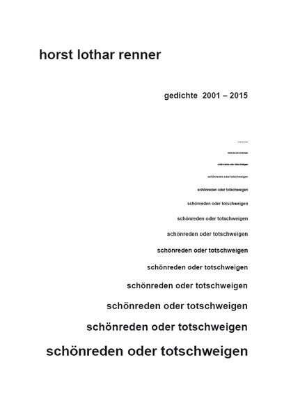 schönreden oder totschweigen