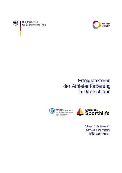 Erfolgsfaktoren der Athletenförderung in Deutschland