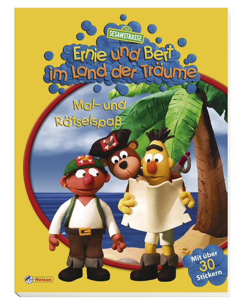 Sesamstraße - Ernie und Bert im Land der Träume Mal und Rätselspaß