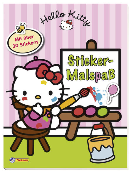 Hello Kitty Sticker-Malspaß