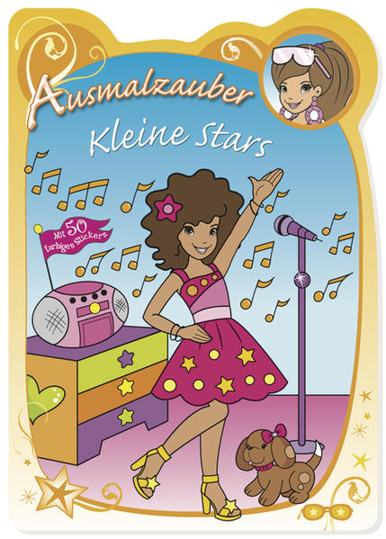 Ausmalzauber - Kleine Stars