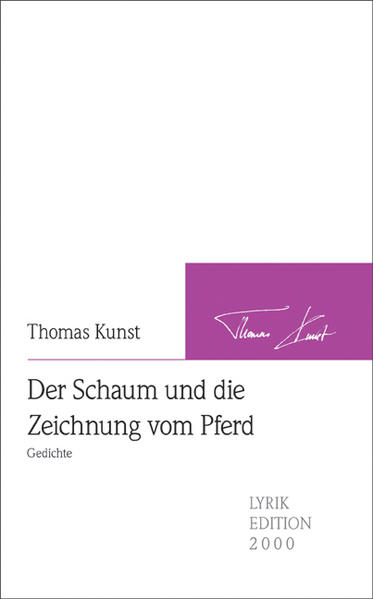 Der Schaum und die Zeichnung vom Pferd