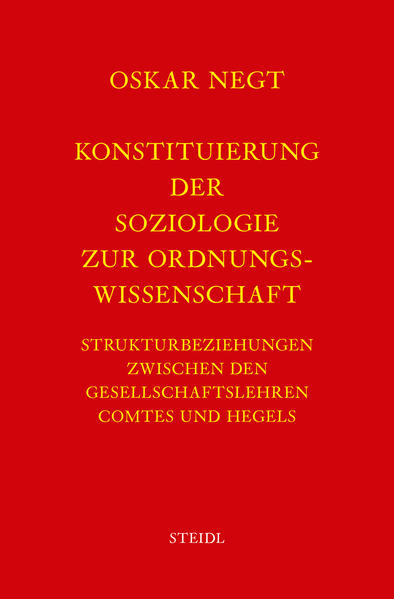 Werkausgabe Bd. 1 / Konstituierung der Soziologie als Ordnungswissenschaft