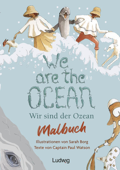 We are the Ocean – Wir sind der Ozean – Malbuch für Kinder