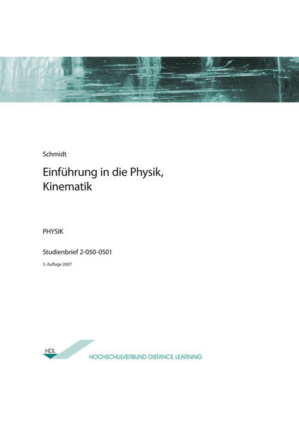 Einführung in die Physik, Kinematik