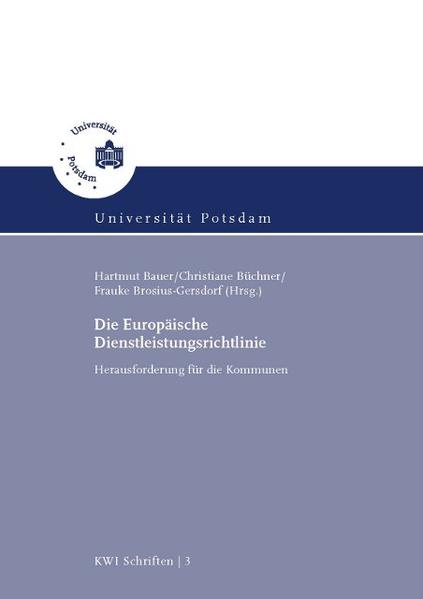 Die Europäische Dienstleistungsrichtlinie