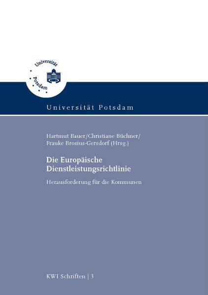 Die Europäische Dienstleistungsrichtlinie