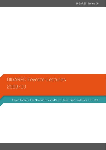 Digarec Keynote-Lectures 2009/10