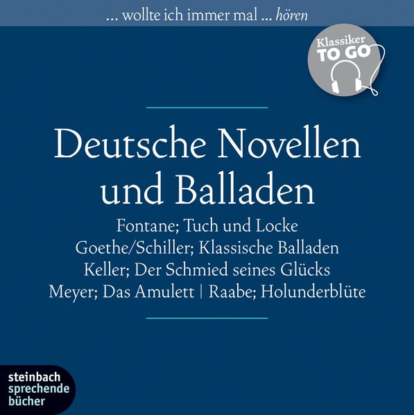 Deutsche Novellen - ausgewählte Novellen und Balladen