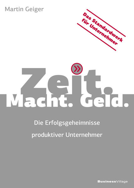 Zeit. Macht. Geld.