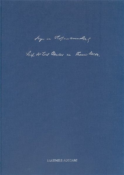 Der Brief des Lord Chandos an Francis Bacon (Faksimile) und einem Fax aus der Zukunft: An Lord Chandos
