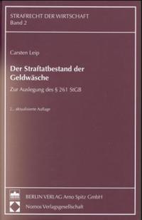 Der Straftatbestand der Geldwäsche
