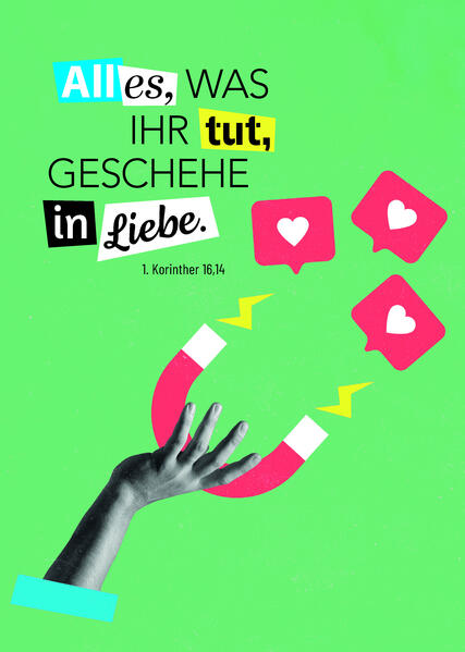 Jahreslosungspostkarten 2024 für Teenager und Jugendliche (mit Stundenentwurf)