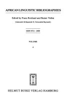 Mande Languages and Linguistics