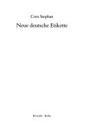 Neue deutsche Etikette