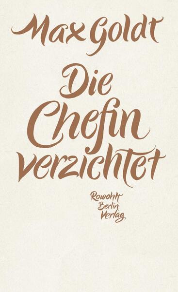 Die Chefin verzichtet