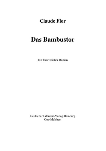 Das Bambustor