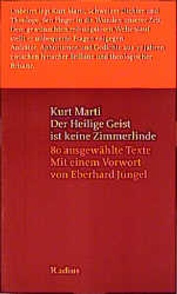 Der Heilige Geist ist keine Zimmerlinde