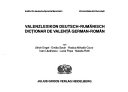 Valenzlexikon Deutsch-Rumänisch