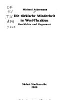 Die türkische Minderheit in West-Thrakien