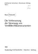 Die Verbesserung der Stimmung von Ventilblechblasinstrumenten