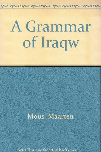A Grammar of Iraqw