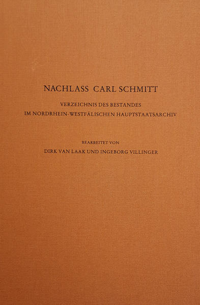 Nachlass Carl Schmitt
