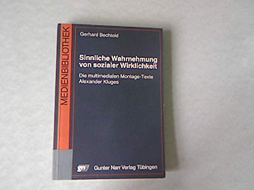 Sinnliche Wahrnehmung von sozialer Wirklichkeit