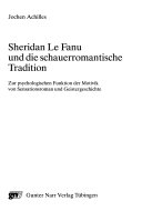 Sheridan LeFanu und die schauerromantische Tradition