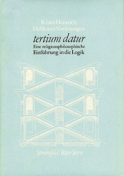 Dahlemer Vorlesungen und Studien / Tertium datur