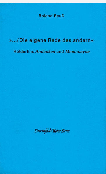 ... Die eigene Rede des andern