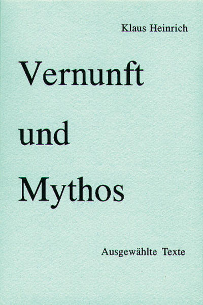 Vernunft und Mythos