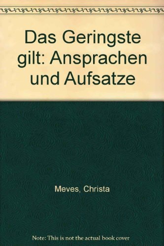 Das Geringste gilt