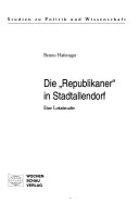 Die "Republikaner" in Stadtallendorf