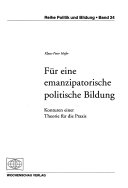 Für eine emanzipatorische politische Bildung