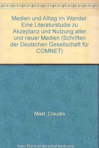 Medien und Alltag im Wandel