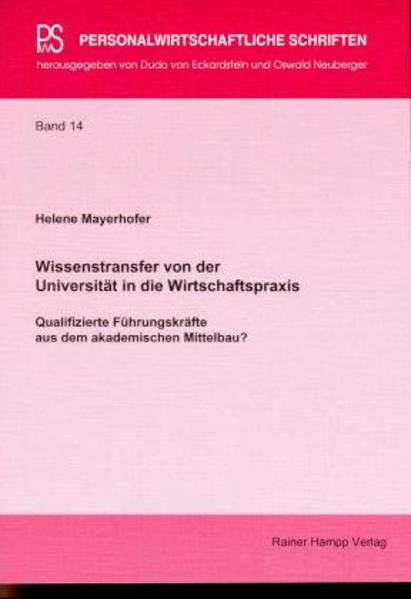 Wissenstransfer von der Universität in die Wirtschaftspraxis