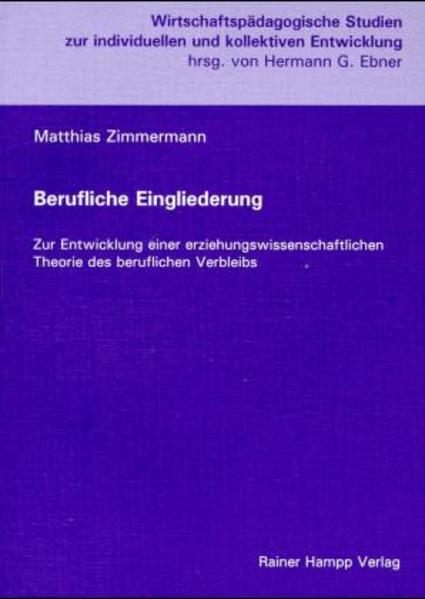 Berufliche Eingliederung