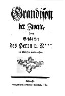 Grandison der Zweite oder Geschichte des Herrn von N***. In Briefen entworfen. Teil 1-3