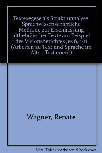 Textexegese als Strukturanalyse