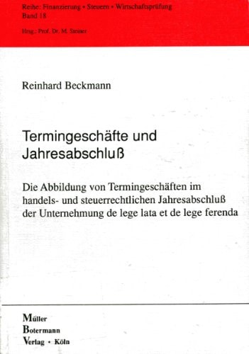 Termingeschäfte und Jahresabschluss