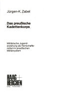 Das preussische Kadettenkorps