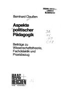 Aspekte politischer Pädagogik