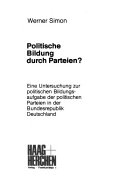 Politische Bildung durch Parteien?