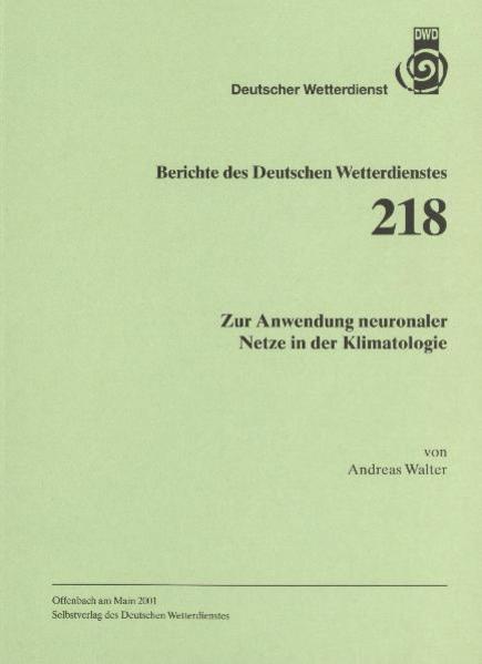 Zur Anwendung neuronaler Netze in der Klimatologie