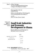 Small-Scale Industries and Economic Development in Ghana