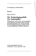 Die Technologiepolitik des Andenpakts.
