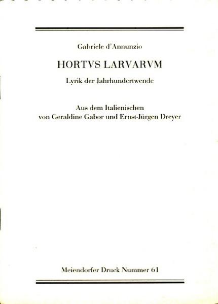 Hortus larvarum