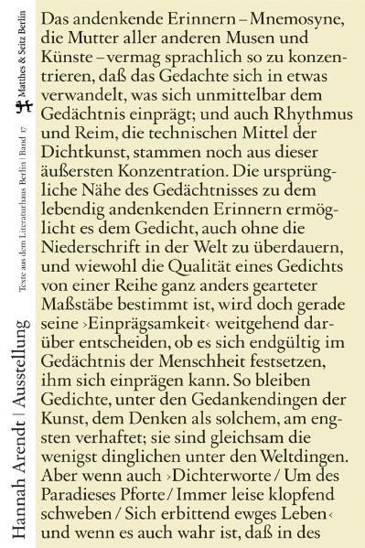 Von den Dichtern erwarten wir Wahrheit