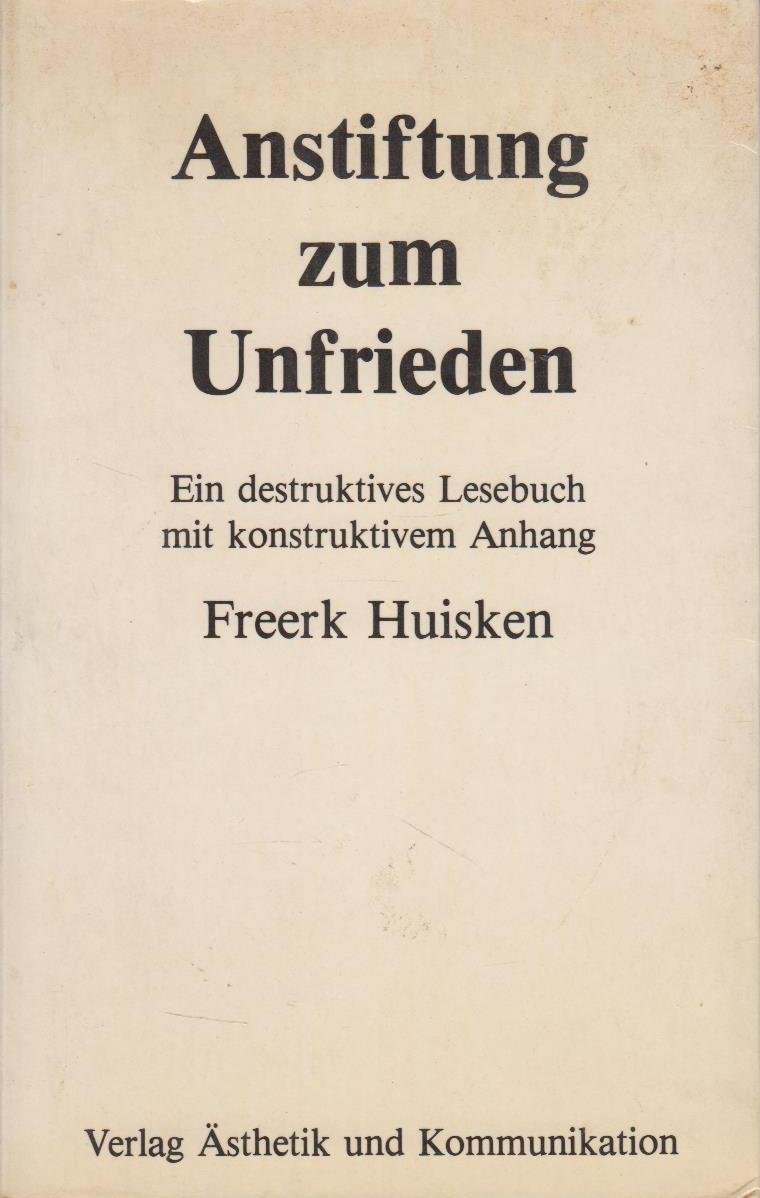Anstiftung zum Unfrieden